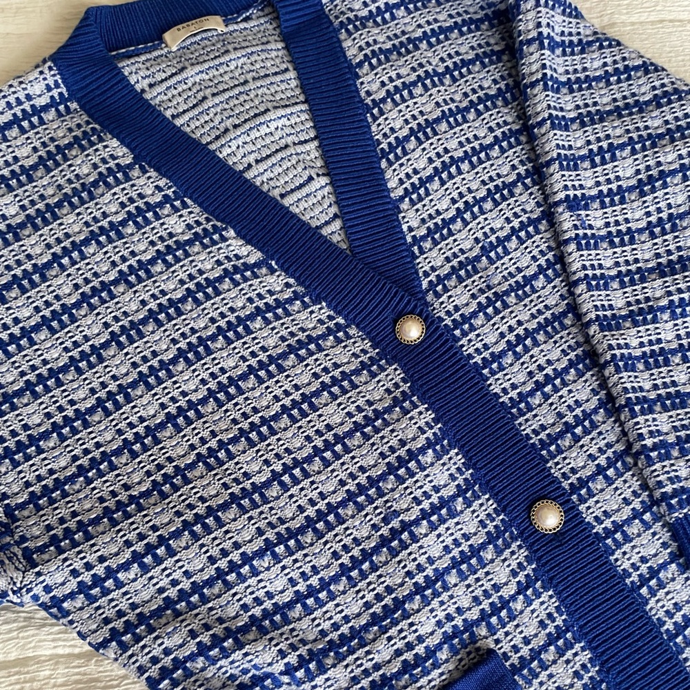 Babaton Lacer Cardigan Blue (Rare) - Picture 4 of 6